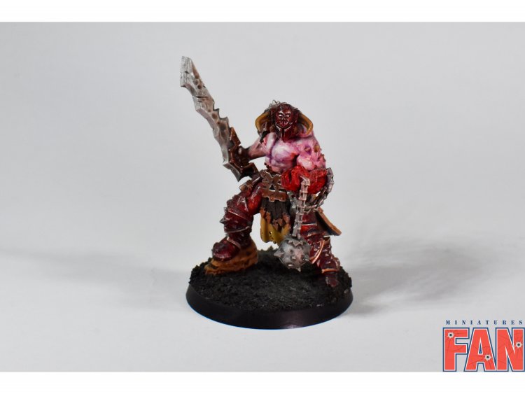 Slaughterpriest with Hackblade and Wrath-hammer (Pro-Painted, Warhammer Age of Sigmar)