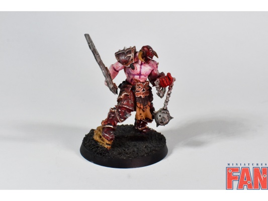 Slaughterpriest with Hackblade and Wrath-hammer (Pro-Painted, Warhammer Age of Sigmar)