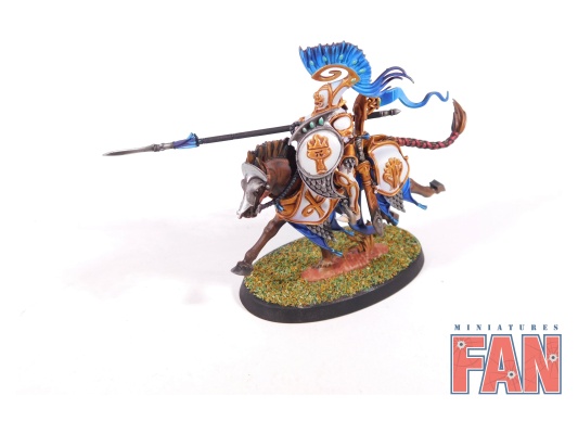 Warhammer Age of Sigmar Lumineth Realm-Lords Vanari Dawnriders x5 (Pro-Painted)