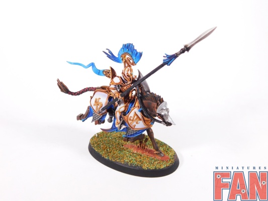 Warhammer Age of Sigmar Lumineth Realm-Lords Vanari Dawnriders x5 (Pro-Painted)
