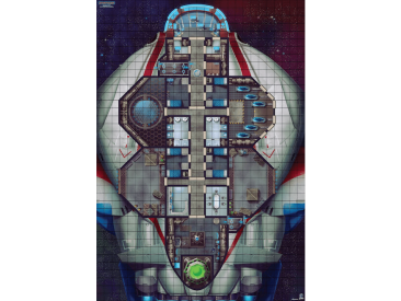 Starfinder. Игровое поле &quot;Рассветная дева&quot;