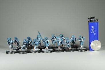 Warhammer 40k Tau Empire Fire Warriors x13 (99120113057) (Painted)