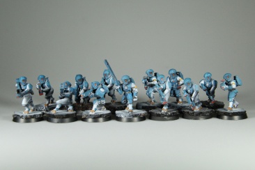 Warhammer 40k Tau Empire Fire Warriors x13 (99120113057) (Painted)