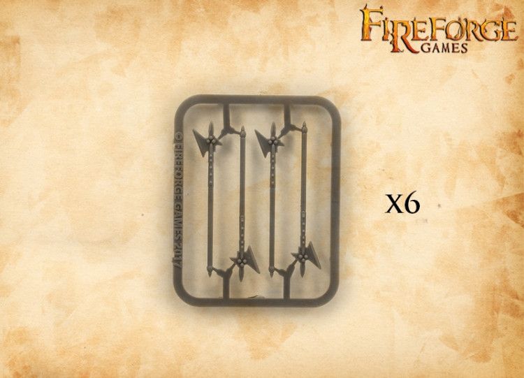24 Plastic Halberds Type 2