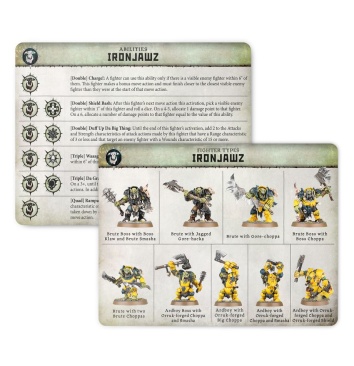 Datacards Warcry: Ironjawz