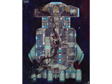 Starfinder. Настольная ролевая игра. Игровое поле &quot;Звездолёты-призраки&quot;