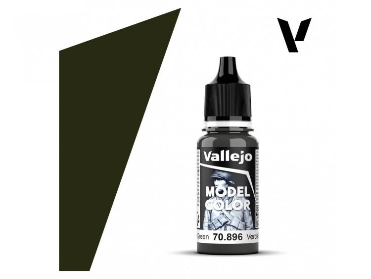 Краска Vallejo Model Color: Ger. C. Extra Dark Green 70.896