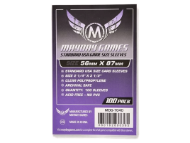 Протекторы Mayday (100 шт., 56x87 мм): стандарт прозрачные