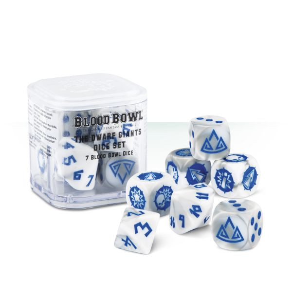 Blood Bowl The Dwarf Giants Dice Set 99220905001 (Limited, OOP, New Unopened)
