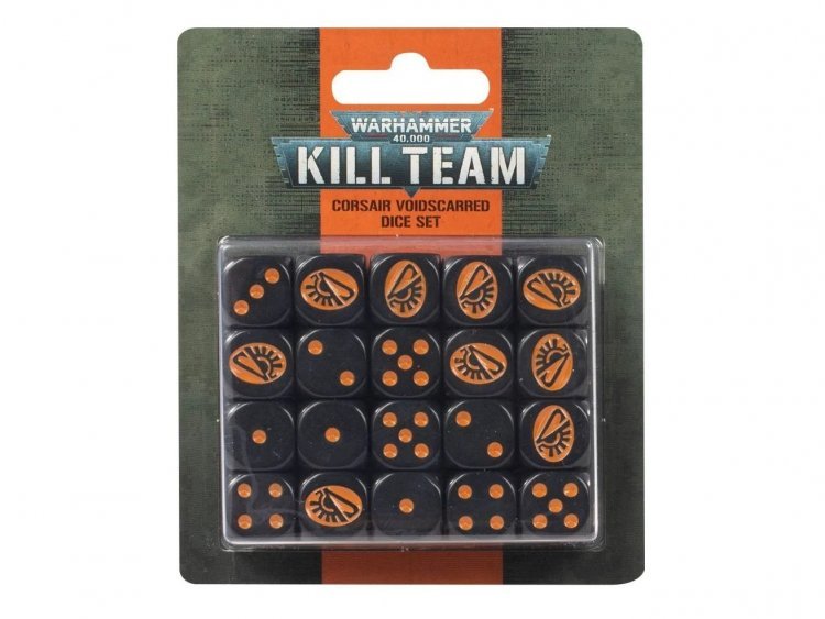 Kill Team: Corsair Voidscarred Dice Set (предзаказ)