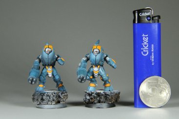 Warhammer 40k Tau Empire XV25 Stealth Armour x2 (99120113008) (Painted)