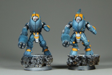 Warhammer 40k Tau Empire XV25 Stealth Armour x2 (99120113008) (Painted)