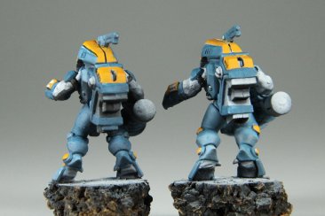 Warhammer 40k Tau Empire XV25 Stealth Armour x2 (99120113008) (Painted)