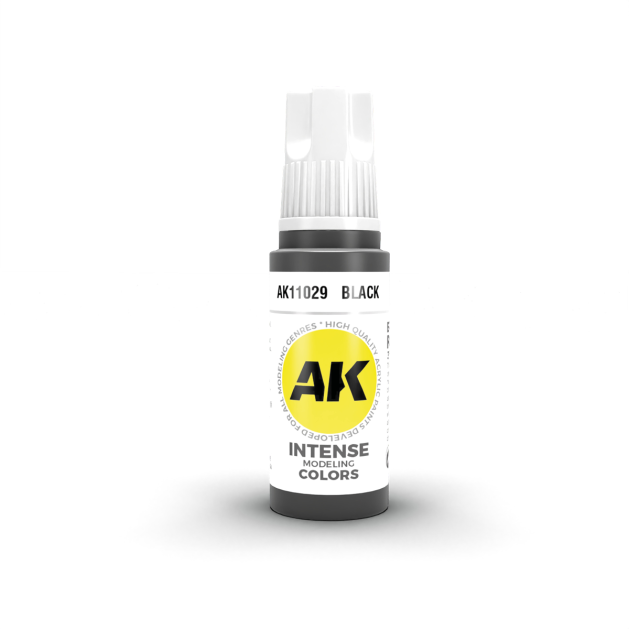Краска AK Interactive Intense: Black AK11029 (17 мл)