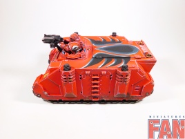 Warhammer 40k Blood Angels MkIIc Rhino x1 (Pro-Painted)