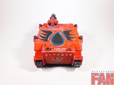 Warhammer 40k Blood Angels MkIIc Rhino x1 (Pro-Painted)