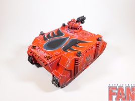 Warhammer 40k Blood Angels MkIIc Rhino x1 (Pro-Painted)