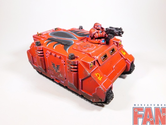 Warhammer 40k Blood Angels MkIIc Rhino x1 (Pro-Painted)