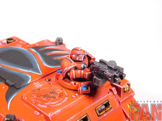 Warhammer 40k Blood Angels MkIIc Rhino x1 (Pro-Painted)