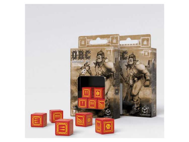 Набор кубиков Orc Red & yellow 5D6 Dice (5)