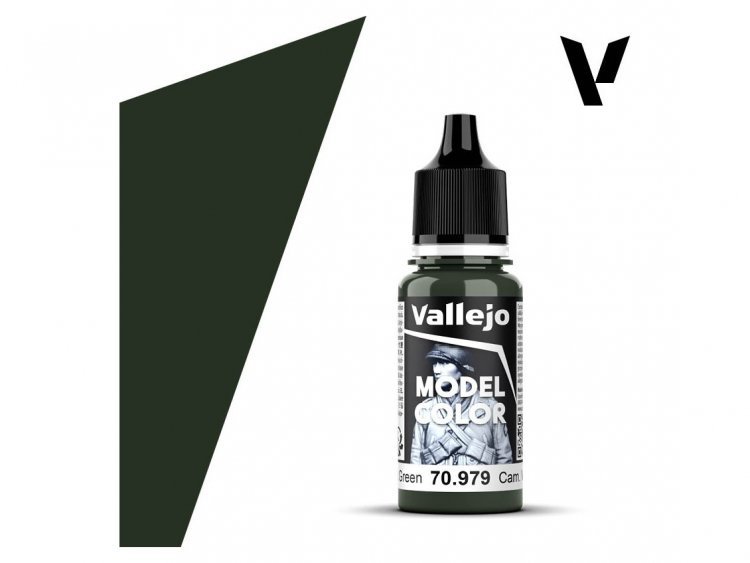 Краска Vallejo Model Color: German Cam. Dark Green 70.979