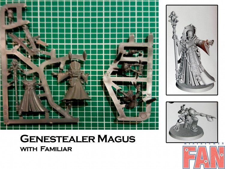 Deathwatch Overkill Genestealer Magus with 1x Familiar