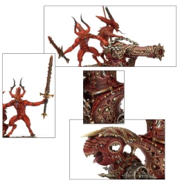 Rendmaster, Herald of Khorne on Blood Throne (предзаказ 2025, GW Direct)