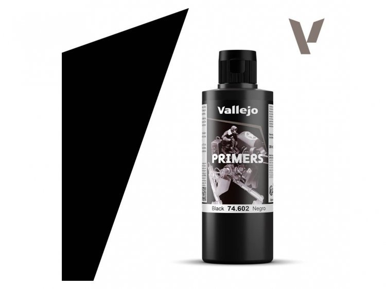 Грунтовка Vallejo Surface Primer: Black 74.602 (200 мл)