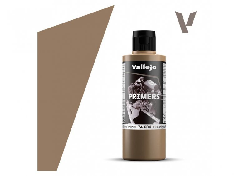 Грунтовка Vallejo Surface Primer: German Dark Yellow 74.604 (200 мл)