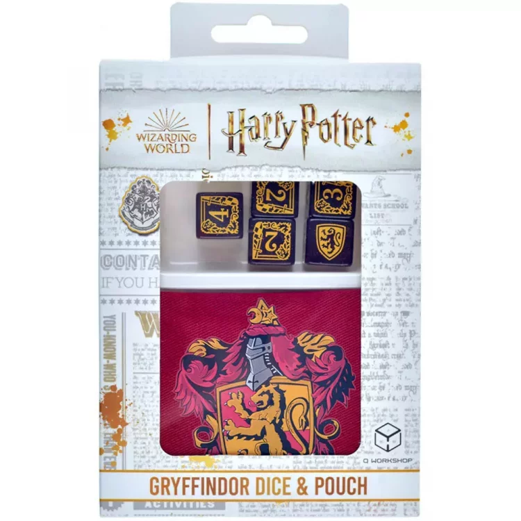 Harry Potter. Gryffindor Modern Dice Set - Red