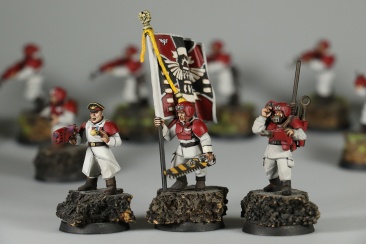 Warhammer 40k Astra Militarum Cadian Shock Troops x15 (99120105039) (Painted)