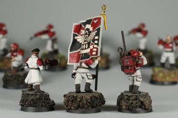 Warhammer 40k Astra Militarum Cadian Shock Troops x15 (99120105039) (Painted)