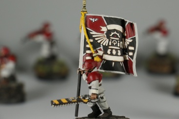 Warhammer 40k Astra Militarum Cadian Shock Troops x15 (99120105039) (Painted)