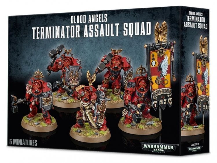 Blood Angels Terminator Assault Squad (GW Direct, предзаказ 2024)