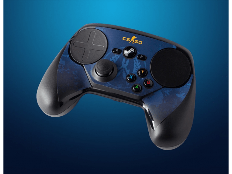 Комплект накладок CSGO Blue Camo для Steam Controller.