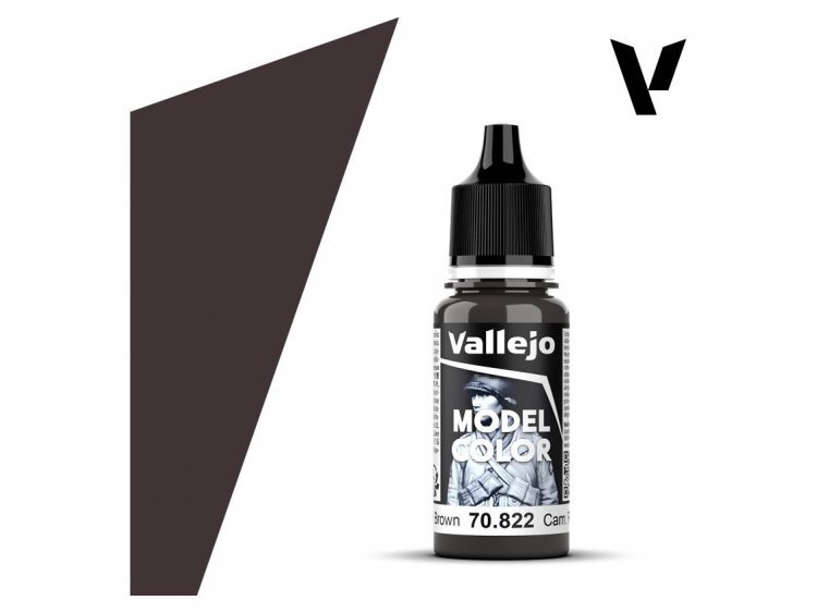 Краска Vallejo Model Color: German C. Black Brown 70.822