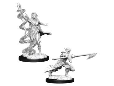 Magic: The Gathering. Miniatures: Joraga Warcaller and Joraga Treespeaker