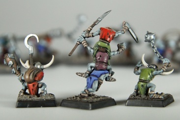 Warhammer Fantasy Battles Ogre Kingdoms Gnoblars #1 х23 (Painted)