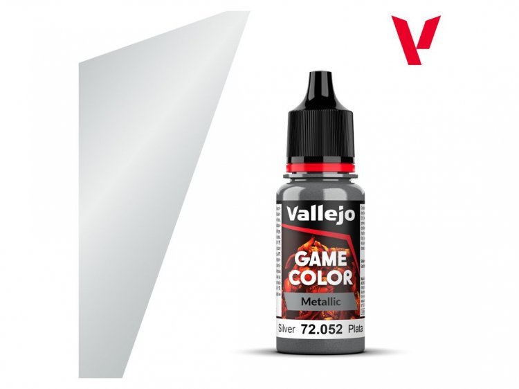 Краска Vallejo Game Color: Silver 72.052