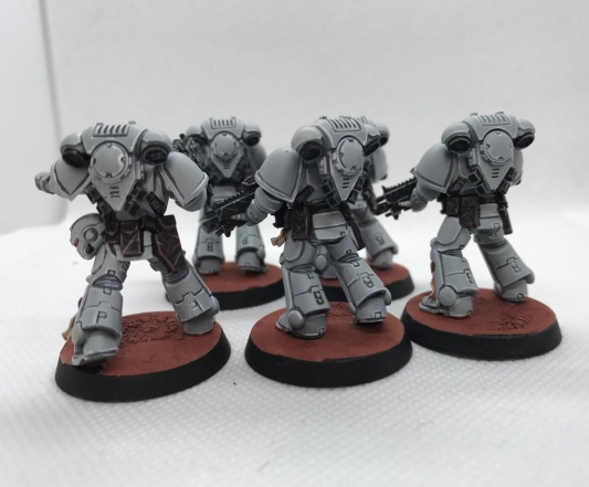 Warhammer 40k Space Marines Primaris Intercessors x5 (Pro-Painted)