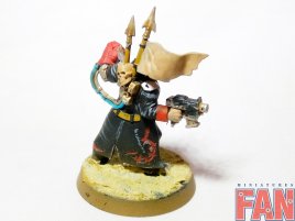 Warhammer 40k Chaos Space Marines Traitor Commissar (Pro-Painted)