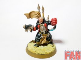 Warhammer 40k Chaos Space Marines Traitor Commissar (Pro-Painted)