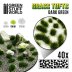 Grass TUFTS - 6mm self-adhesive - DARK GREEN
