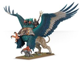 Freeguild General on Griffon / Karl Franz On Deathclaw