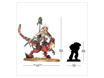 Saurus Scar-Veteran on Aggradon (предзаказ 2025, Age of Sigmar)