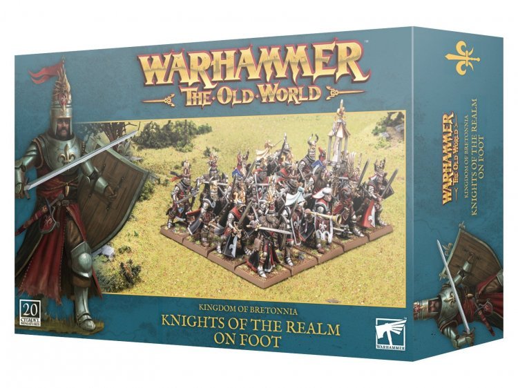 Knights of the Realm on Foot (The Old World, Kingdom of Bretonnia)