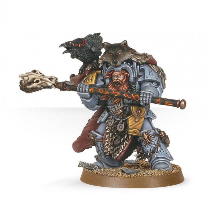 Njal Stormcaller in Terminator Armour (предзаказ, GW Direct, Space Wolves, Warhammer 40k)