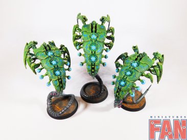 Warhammer 40k Necron Canoptek Wraiths x3  (Pro-Painted)