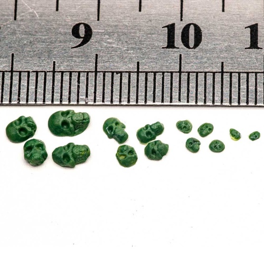 Штампы черепов, набор 1,5 - 2 - 3,5 - 5мм, MiniWarPaint