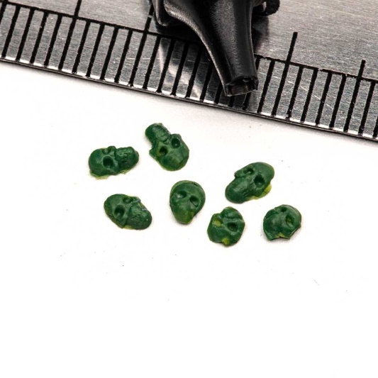 Штампы черепов, набор 1,5 - 2 - 3,5 - 5мм, MiniWarPaint